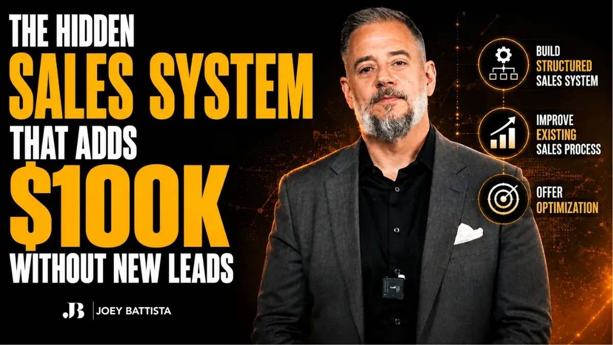 The Hidden Sales System That Adds $100K Without New Leads